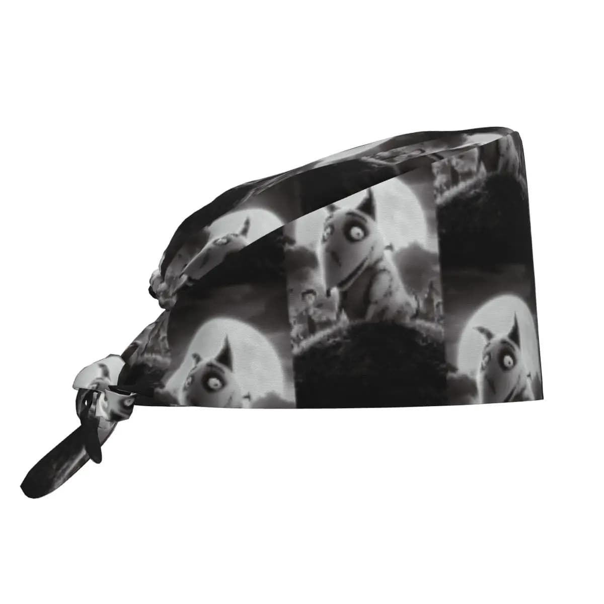 Sparky Dog Frankenweenie Scrub Hat Dottore Berretto chirurgico da lavoro Cappellini infermieristici regolabili unisex per dentista