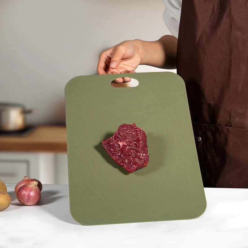 Tagliere per Alimenti di Grado Alimentare, Tagliere a Doppia Faccia per Cucina Domestica e Alimenti per Bambini