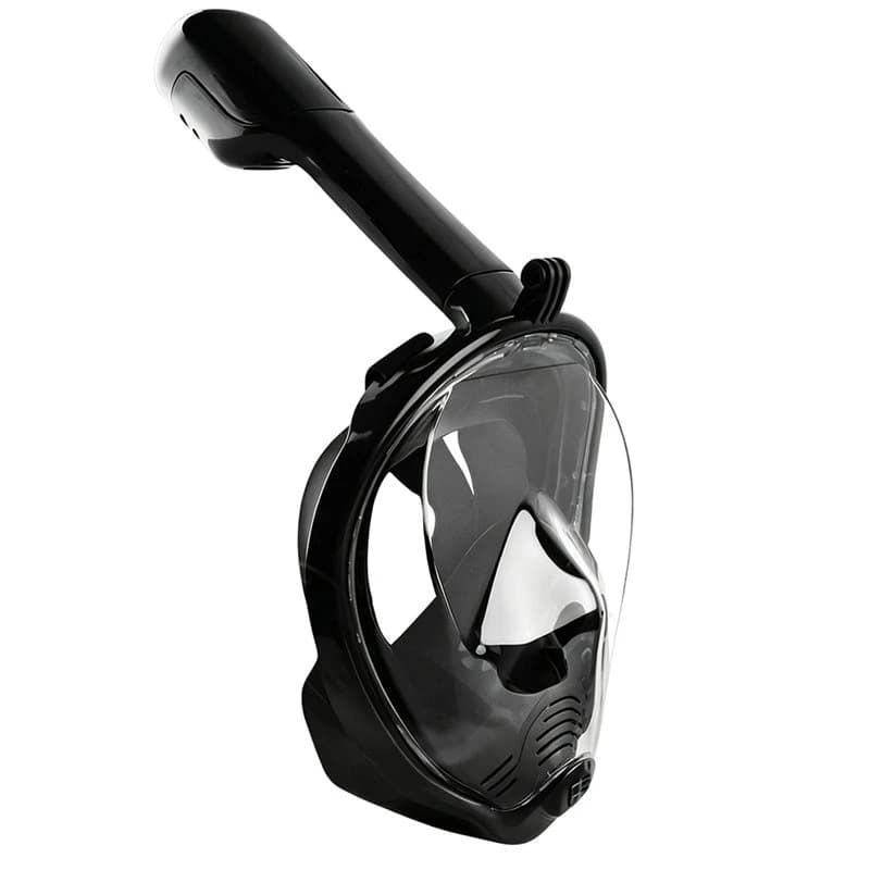 T22C Full Face Snorkel Mask With Camera Mount, 180° View, Anti-Fog And Anti-Leak Technology For Adults And Teens