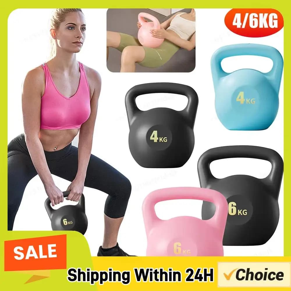 Water-filled Kettlebell Soft Kettlebell Anti Slip Grip Kettlebell Weights Dumbbell Weights Hand Weights for Home Gym Equipment