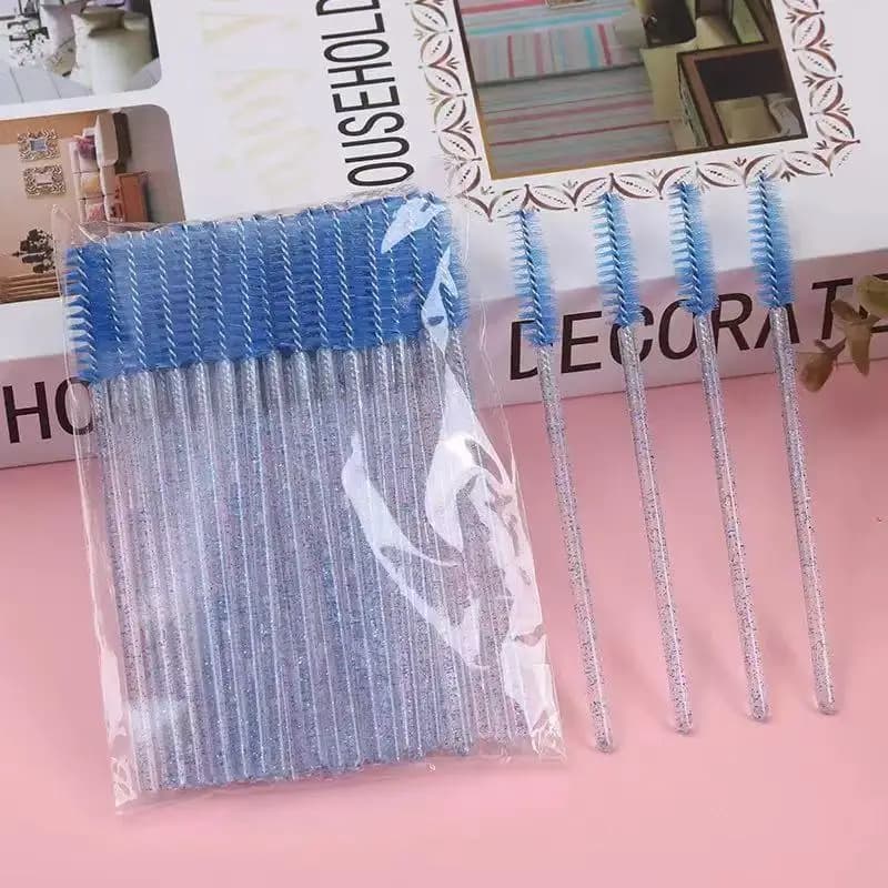 50/100/300/500 pcs Makeup Tools: Eyebrow and Eyelash Brushes, Eyelash Spoolies, Mascara Applications for Extension Eyelashes