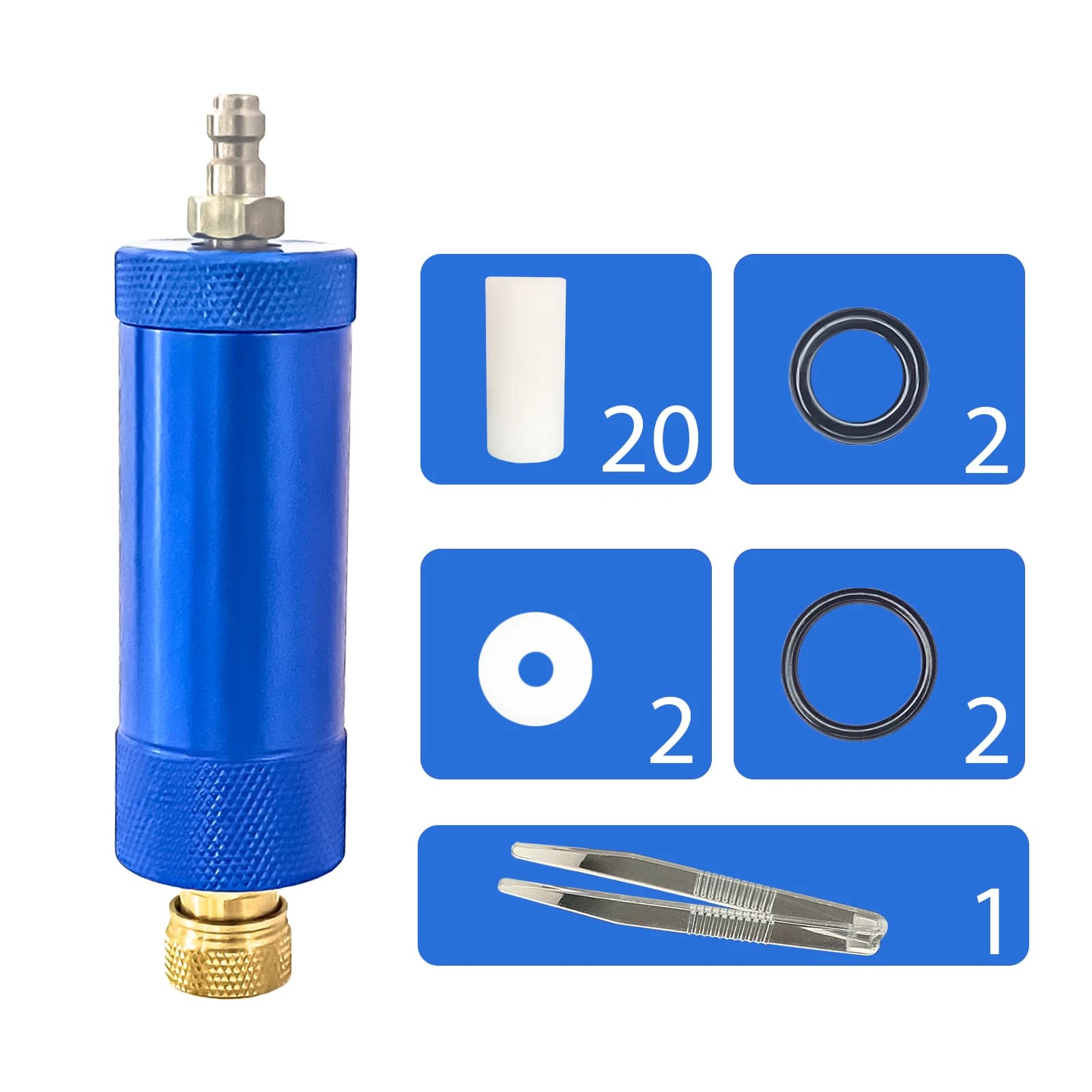 Compressore d'aria Separatore acqua olio Filtro Pompa aria ad alta pressione Ricarica semplice Separatore olio-acqua Separatore subacqueo a pressione