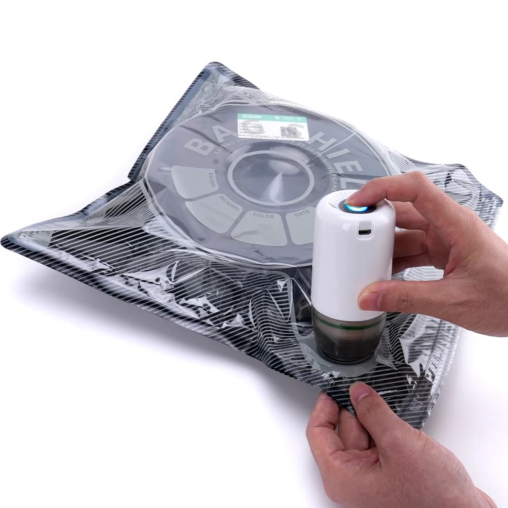 3D Printer Filament Vacuum Storage Bag Kit with Pump - Reusable Sealed Moisture Proof Dustproof PLA ABS PETG Dryer