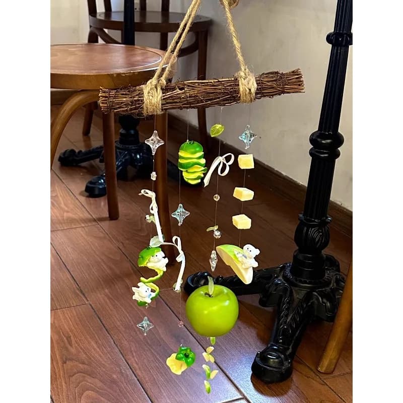 Apple wind chimes creative premium gift decorative pendant original design material package