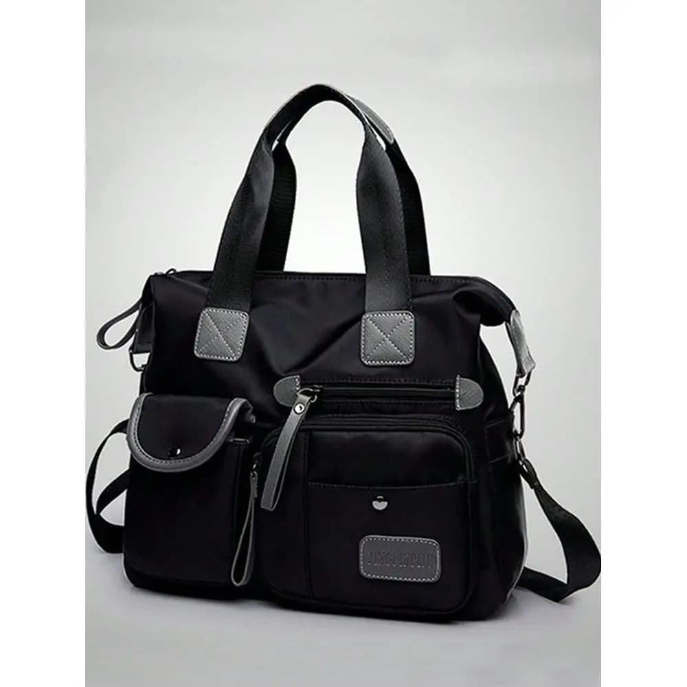 Shoulder Bag Nylon Handbags Waterproof Crossbody Bag Large Capacity Multifunctional Tote Travel, School Bag, Portable, Business