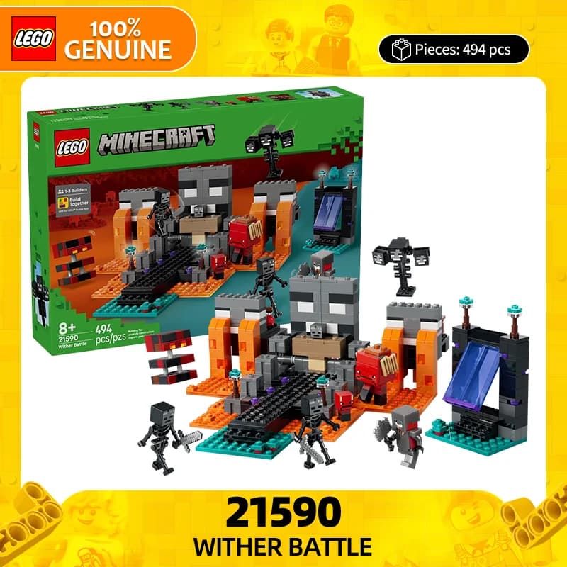 LEGO Building Blocks My World Series 21590 Spirit Wars Puzzle per bambini Ragazzi e ragazze Blocchi di costruzione Giocattolo regalo