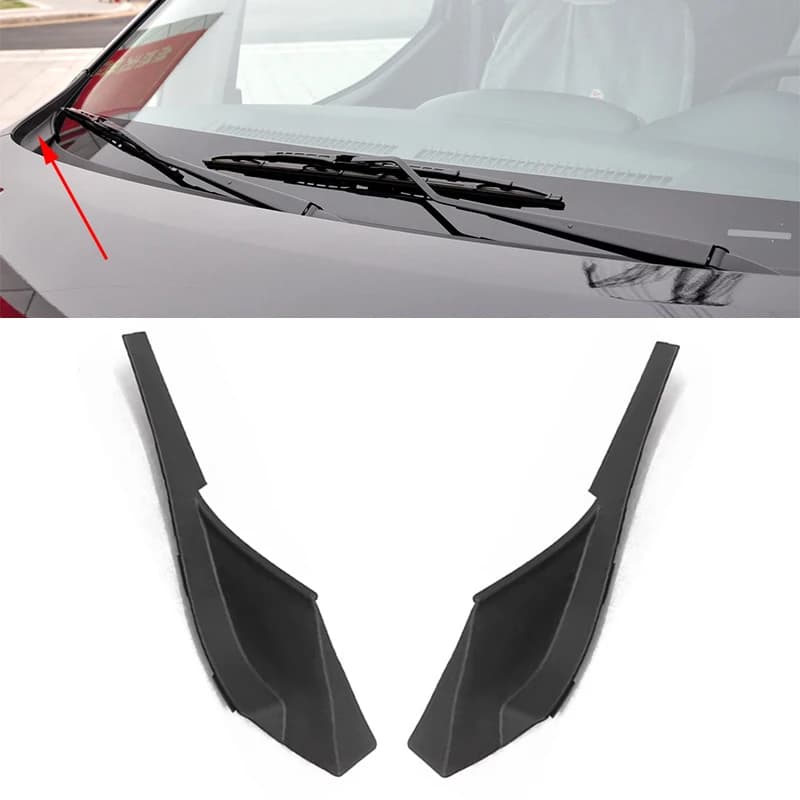 Per Nissan NV200 2010-2018 Car anteriore parabrezza Wrap angolo Trim tergicristallo laterale Cowl Trim copertura coperchio piastra