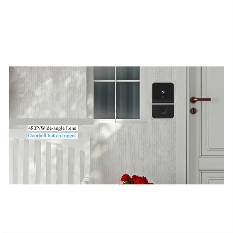 A43M Videocitofono Tuya Videocamera per campanello di sicurezza con carillon Cloud Storage Visione notturna Videocitofono intelligente B