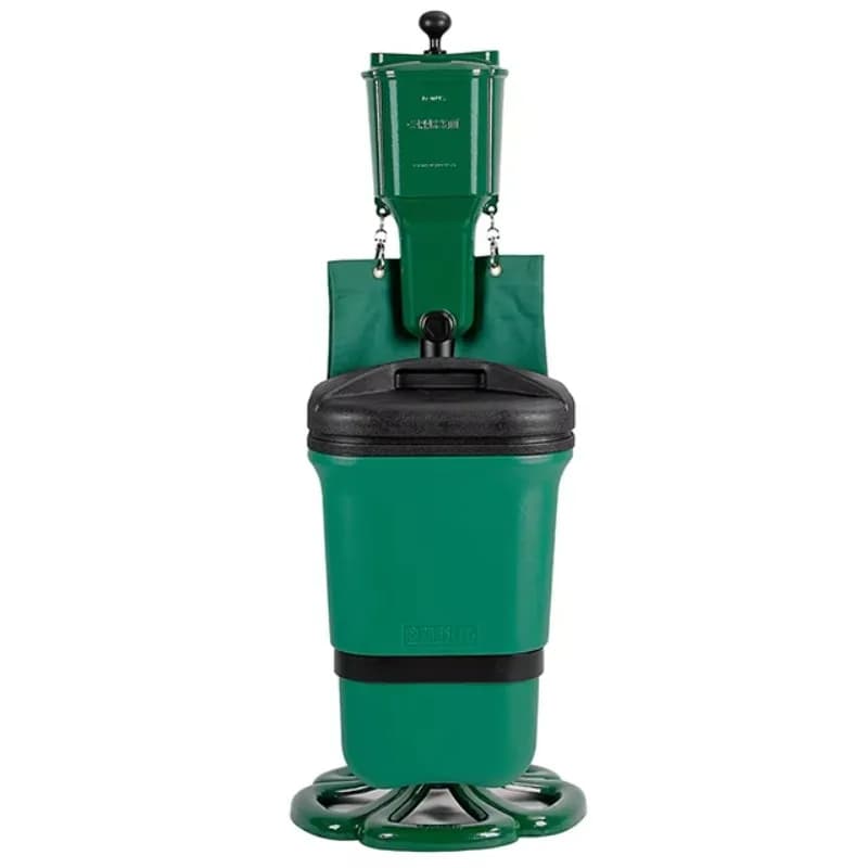 Ball Washer With Mounting Base Golf Ball Cleaner With Trash Can Combination