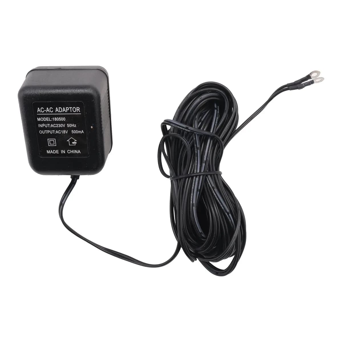 NUOVO! Adattatore di Alimentazione per Campanello AC, Trasformatore 18V 500mA, Cavo da 10M, Compatibile con Ring Doorbell, Videocitofono con Spina EU