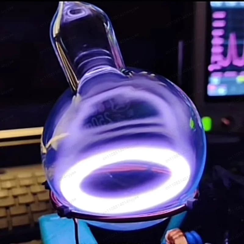 Luce ad Anello al Plasma, Effetto Luminoso Ispirato al Reattore Ark con Effetto Energia Quantistica - Decorazione da Scrivania Futuristica