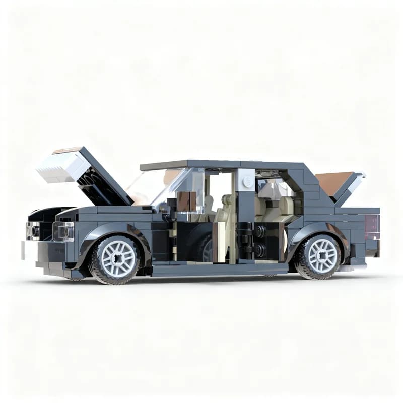 247pcs MOC Hyundai Equus Limousine Creator Creator Expert Model Building Blocks Christmas Gifts Toy DIY Creative Birthday Brick