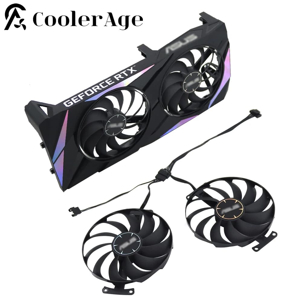 Per ASUS RTX 3060 3060Ti Gaming Megalodon Ventola della scheda video 7Pin CF1010U12D RTX3060 RTX3060Ti Ventola di ricambio della scheda grafica