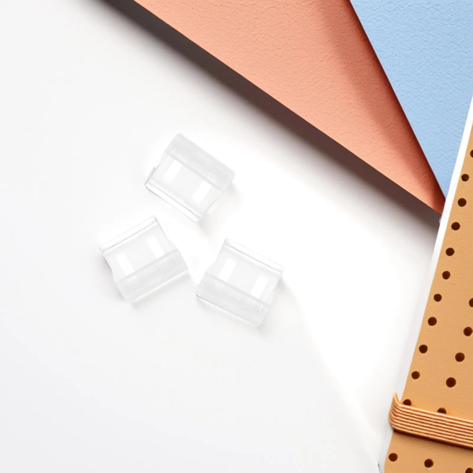 20 fermagli in plastica trasparenti per documenti, organizer per cartelle, clip angolari per ufficio, scuola, casa, fermagli per appunti, piccoli