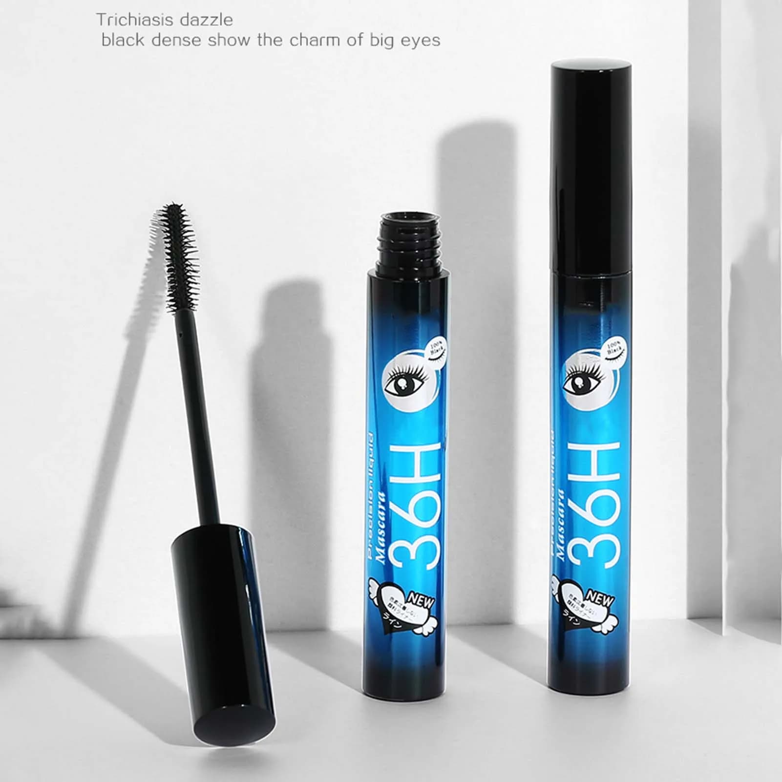 Curling antisudore long and often 36H Mascara proof cosmetic smudges Not professional flowers for eye makeup women girls