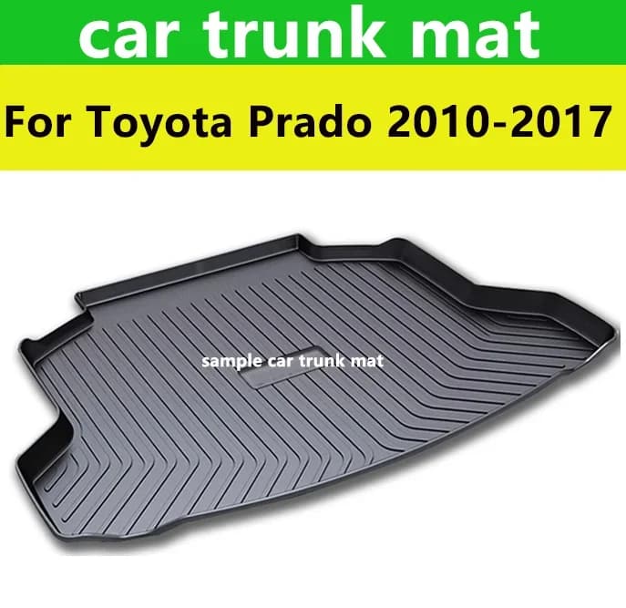 Tappetini per bagagliaio per auto per Toyota Prado 2010-2017 Cuscino di protezione antigraffio impermeabile Cuscinetto di stoccaggio in TPE
