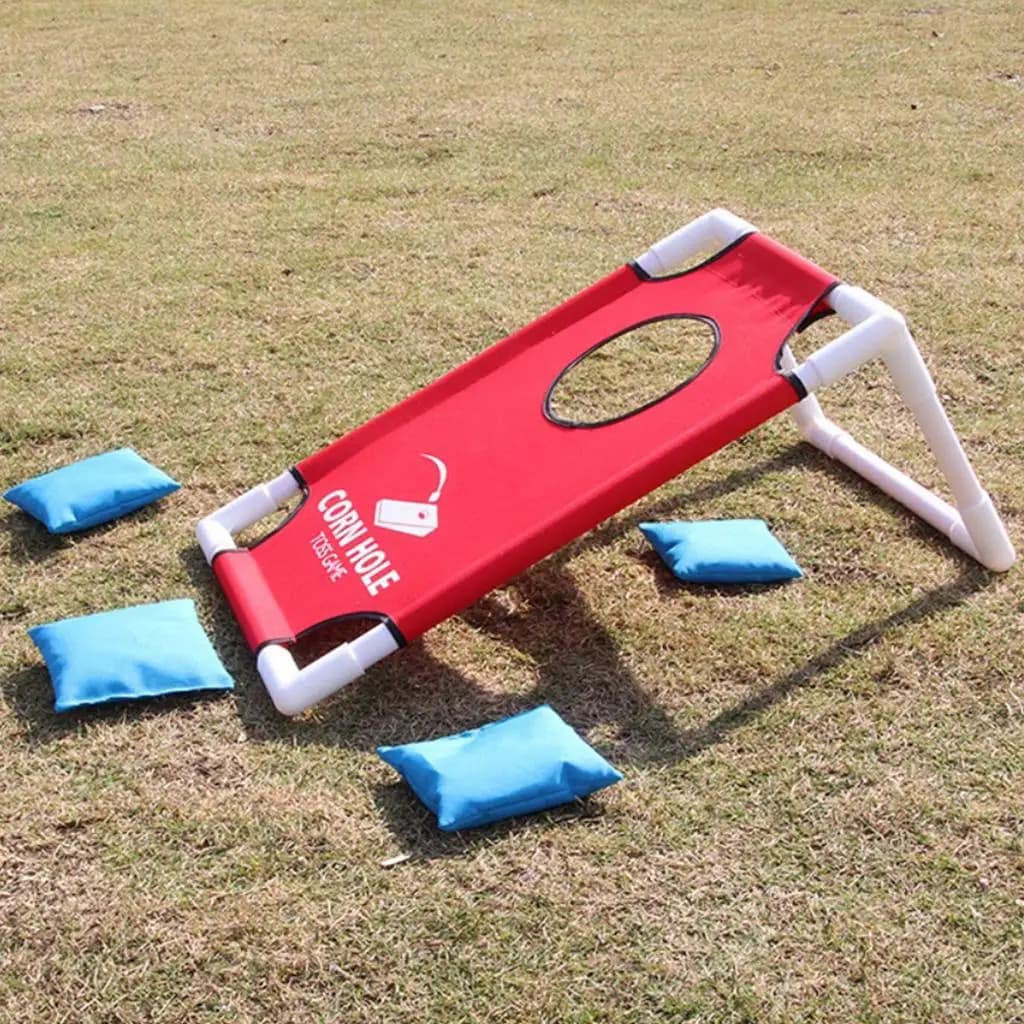 Cornhole Game Set Foldable Bean Bag Toss Board Classic Outdoor Lawn Game for Kids Adults Garden Event