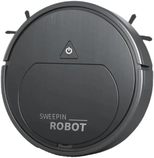 Robot Aspirapolvere, Avvio con un Solo Tocco, Design Sottile, Robot Aspirapolvere e Lavapavimenti Ricaricabile, Robot Aspirapolvere Specializzato per Peli di Animali Domestici