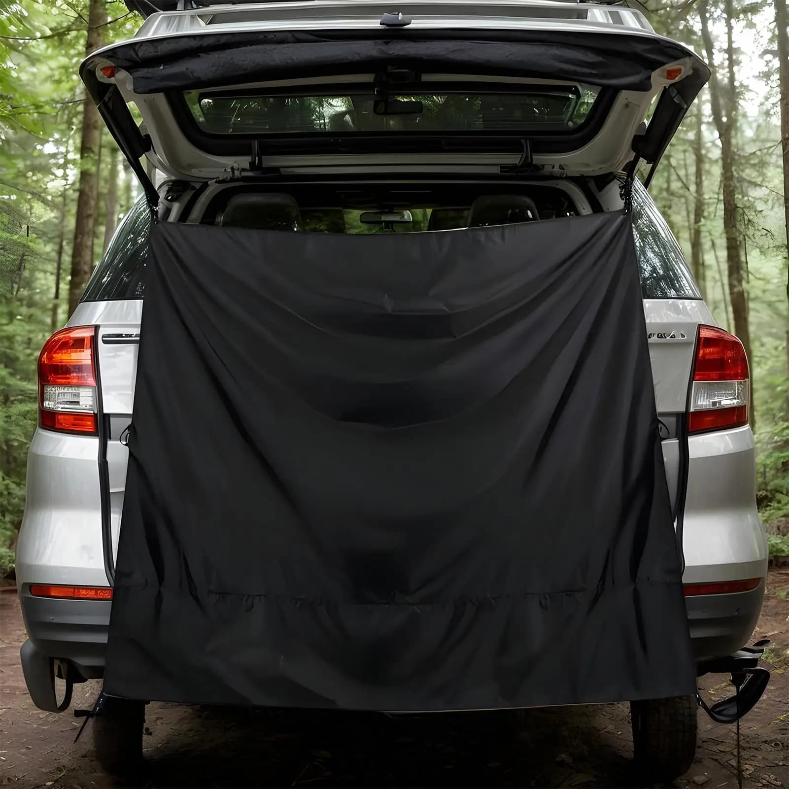 Tende da doccia per porta posteriore da viaggio per camper Pannelli per la privacy Protezione per il blocco della luce del parasole regolabile con ganci magnetici per il campeggio