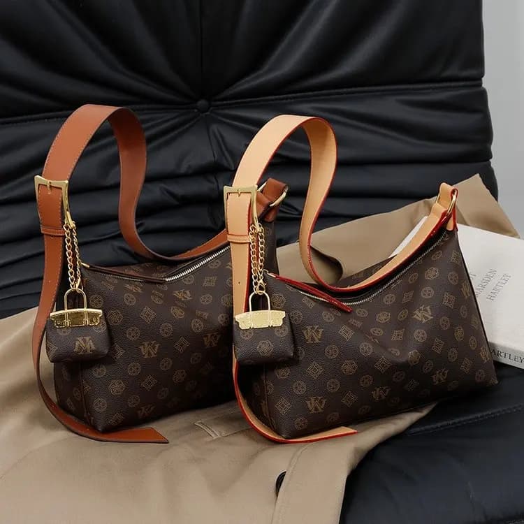Eleganti Borse Fasciatoio Monocolore alla Moda da Donna, Borsa a Tracolla Casual Elegante, Borsa a Spalla di Lusso Firmata, Design Classico