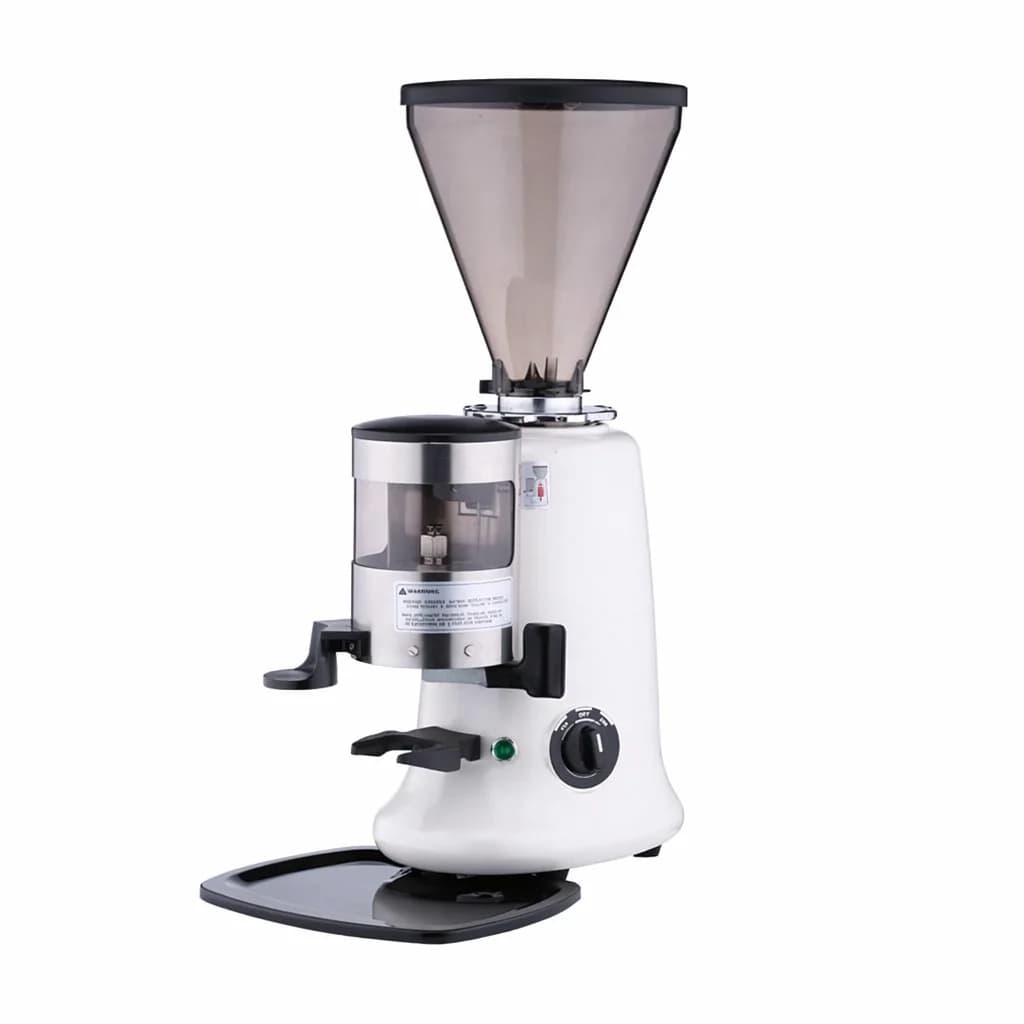 Bulk Professional 64mm/Flat Aluminum Alloy Commercial Manual Coffee Bean Grinder 1.2KG Hopper Dosing