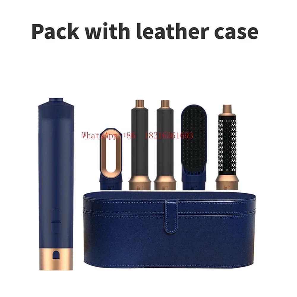 5 in 1 multifunction hair dryer with hot air comb styling set with brush and hair curling iron