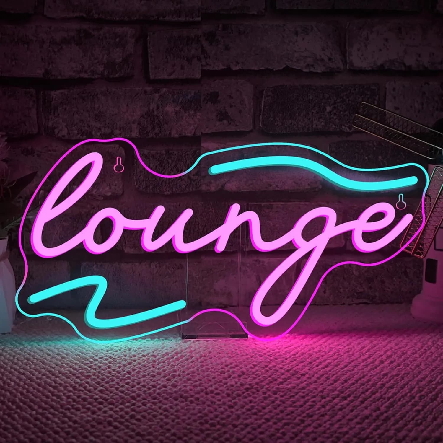 Insegna al neon a LED dimmerabile USB per lounge, decorazione da parete per salone di bellezza, spa, a bordo piscina, bistrò, caffetteria, regalo per feste