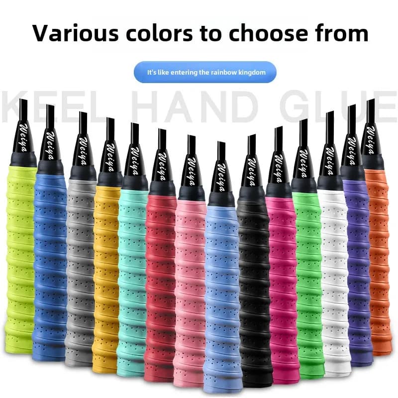 10Pcs Grip Tape Tennis Racket Anti-Slip Absorb Sweat Band Outdoor Fishing Rod Winding Strap Sport Badminton Squash Tape