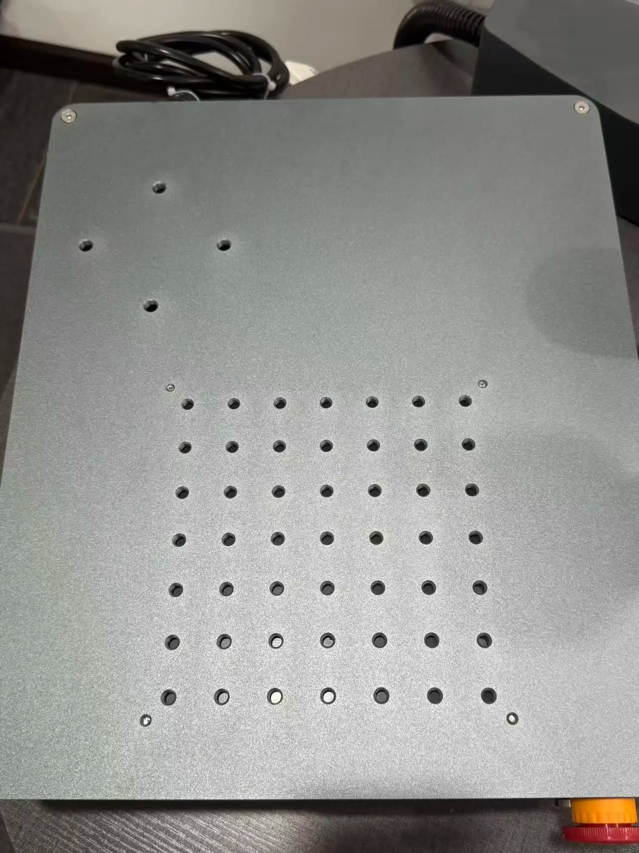 2,20 W table fiber laser etching machine, 110x110 mm work area, for laser engraving machine with metal and plastic ceramic marking