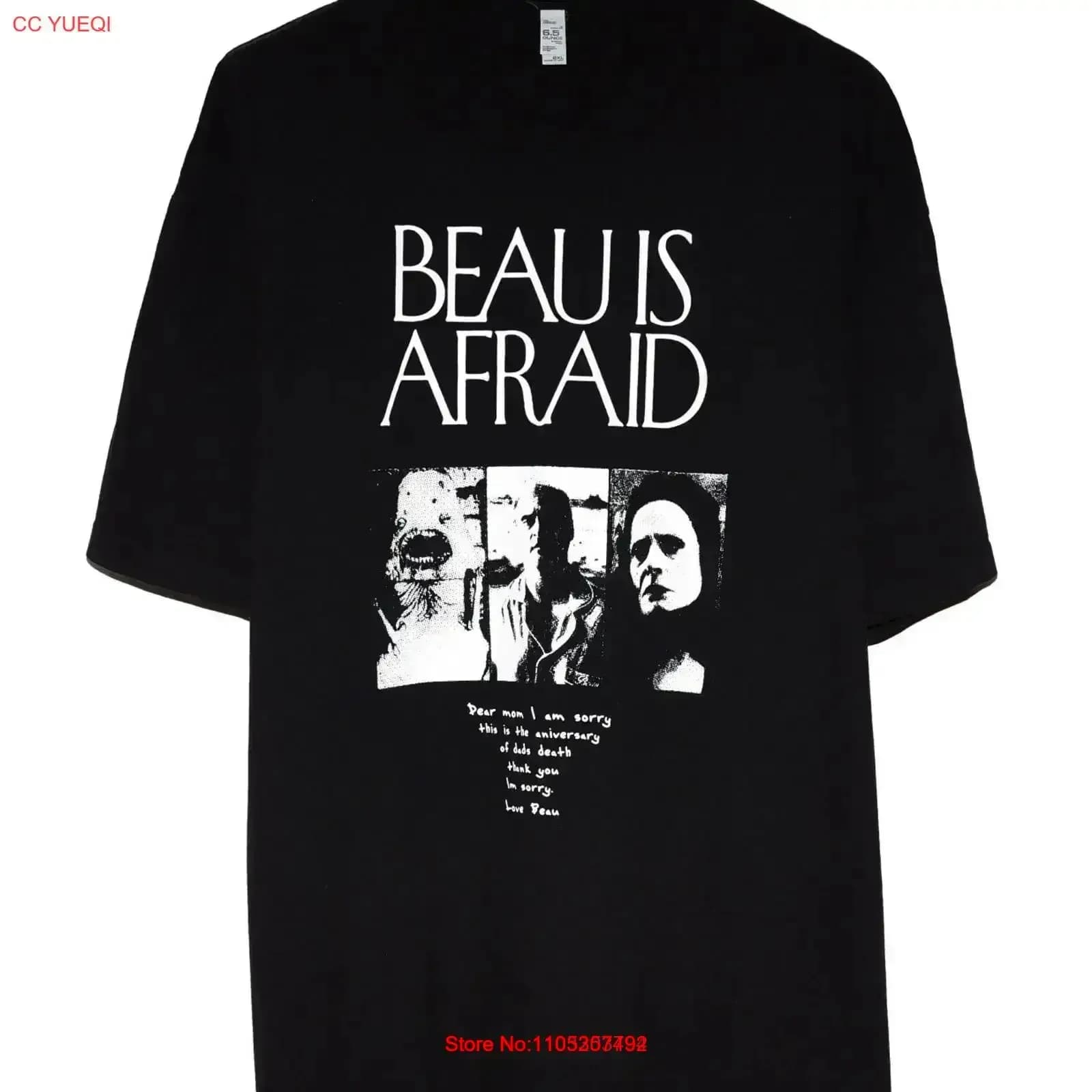 T-shirt Beau is Afraid di Hell Bent, taglia 2XL, vintage, effetto lavato, streetwear da uomo, versatile, leggermente vintage, effetto lavato.