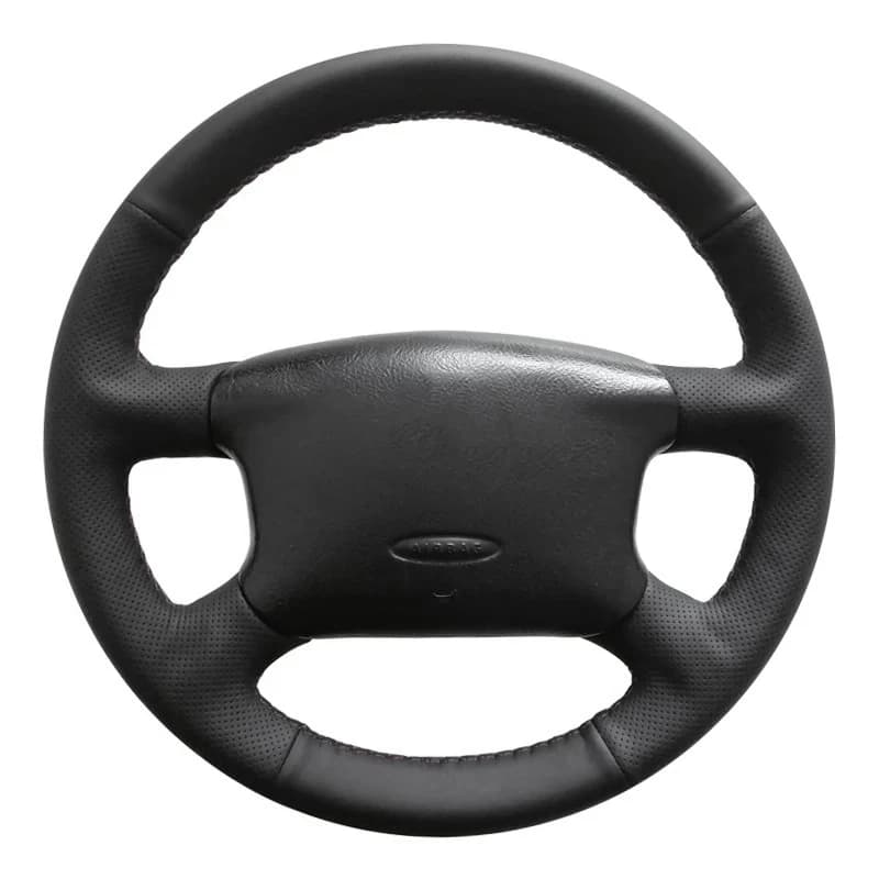 Coprivolante per auto treccia accessori per auto in pelle microfibra antiscivolo per Volkswagen Passat B5 1996-2005 Golf 4 1998-2004