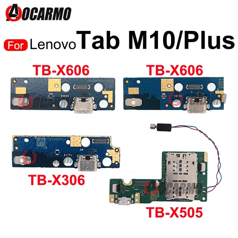 Connettore Dock di Ricarica USB Scheda Porta di Ricarica per Lenovo M10 HD 2nd TB-X306 TB-X505 X505F TB-310FU X606F TB-X606 Tab M10 Plus