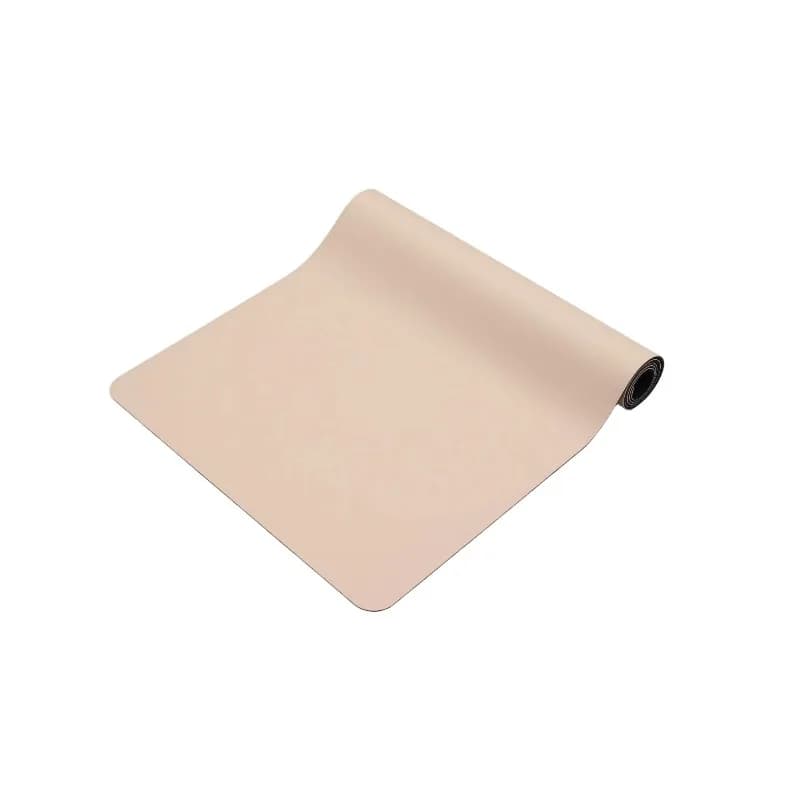 Non Slip PU Yoga Mat 5mm Natural Rubber Foldable Fitness Mat