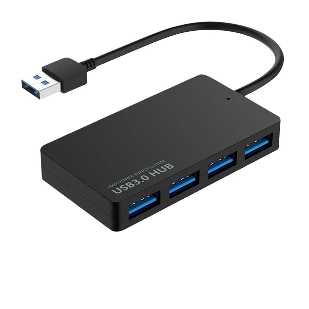 Hub USB 3.0 ad Alta Velocità a 4 Porte, Adattatore Multifunzione USB, Espansore Splitter Plug & Play per PC Compatibile con Vari Sistemi