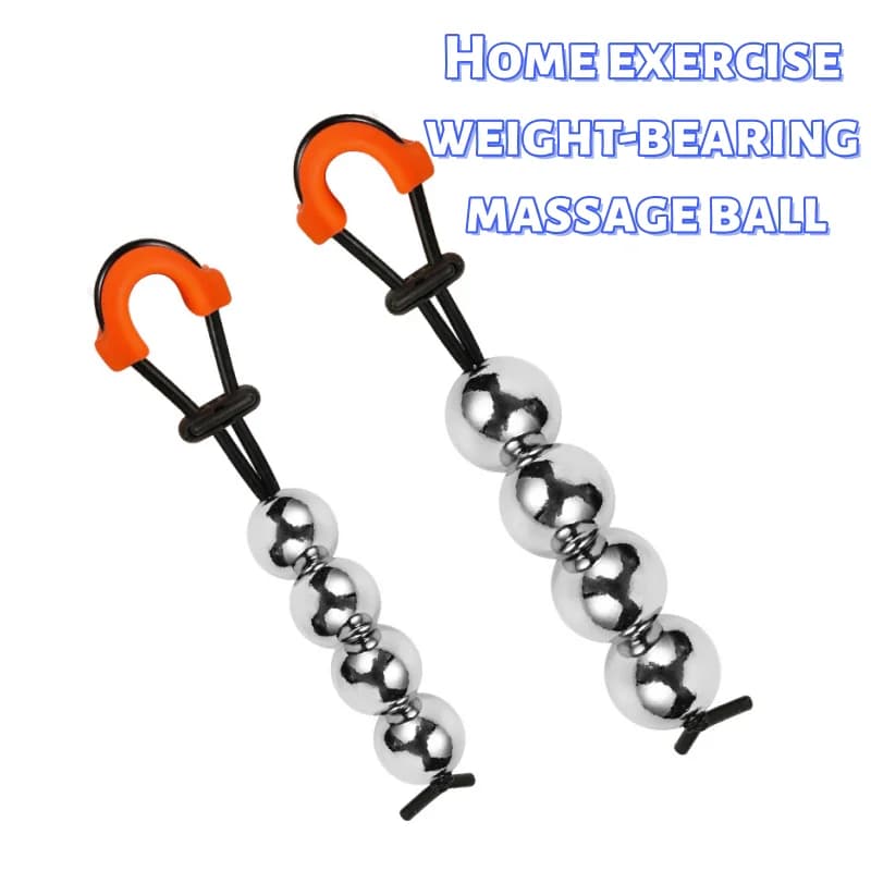 Reusable Stainless Steel Solid Ball Stretching Amplification Trainer Adjustable Household Items Adult Male Exercise Equipment