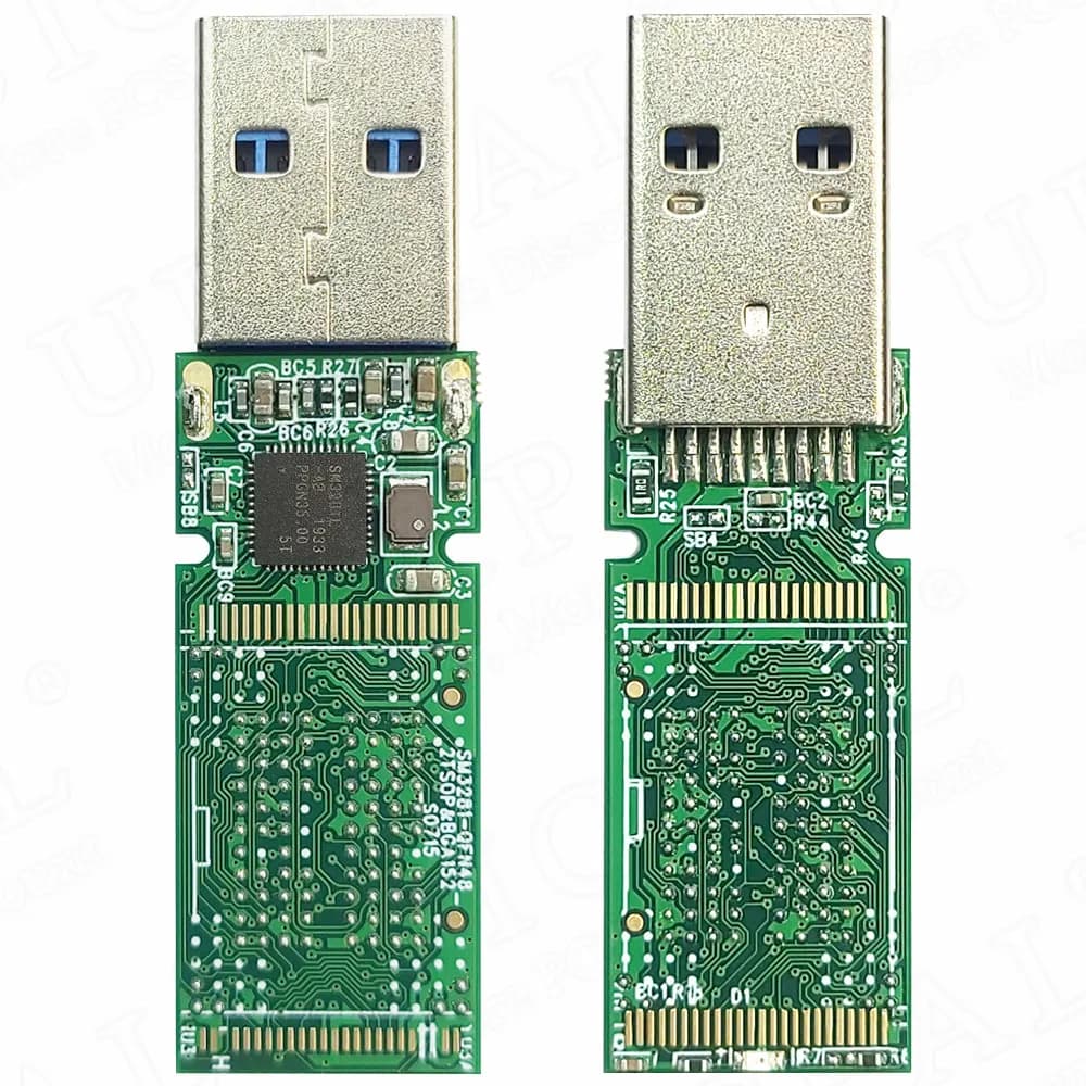 SM3281AB scheda di controllo principale PCBA per NAND Flash USB3.0 doppio saldabile BGA132 BGA152 Chip U Disk PCB Controller DIY 100% nuovo