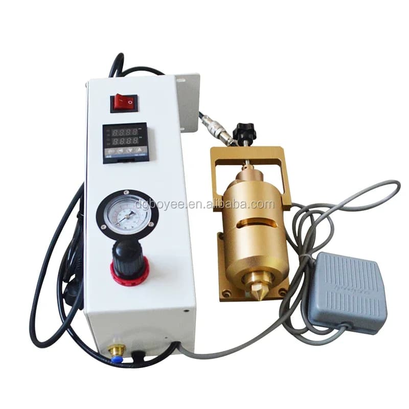 220V Industria Elettronica Desktop Automatico PUR 30ML Dispenser di Colla Hot Melt Ugello di Riscaldamento Adesivo Hot Melt