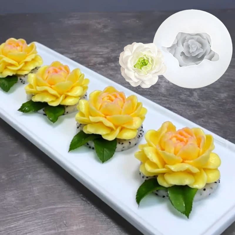 3D Jasmine Silicone Baking Mold DIY Flower Jelly Chocolate Mold Kitchen Tools Soap Candle Mold Handmade Gifts