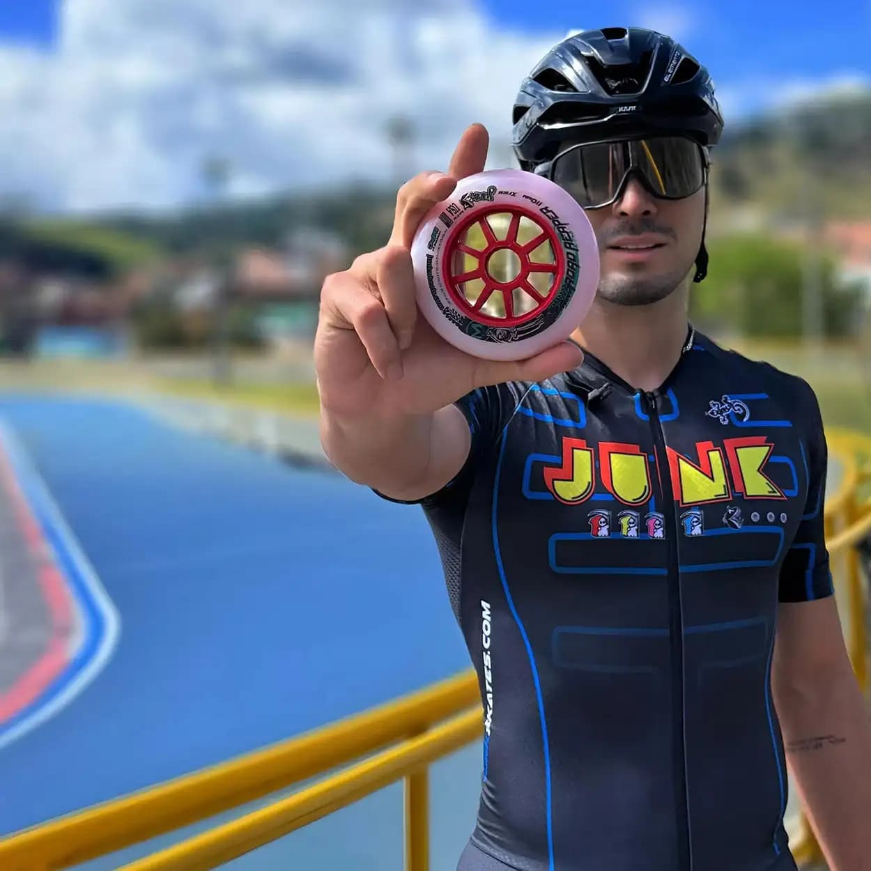 Tuta da Pattinaggio su Ghiaccio 2026 Junk Skates Pro Triathlon Speed Inline Roller Skates Skinsuit Comoda per Pattinaggio Veloce