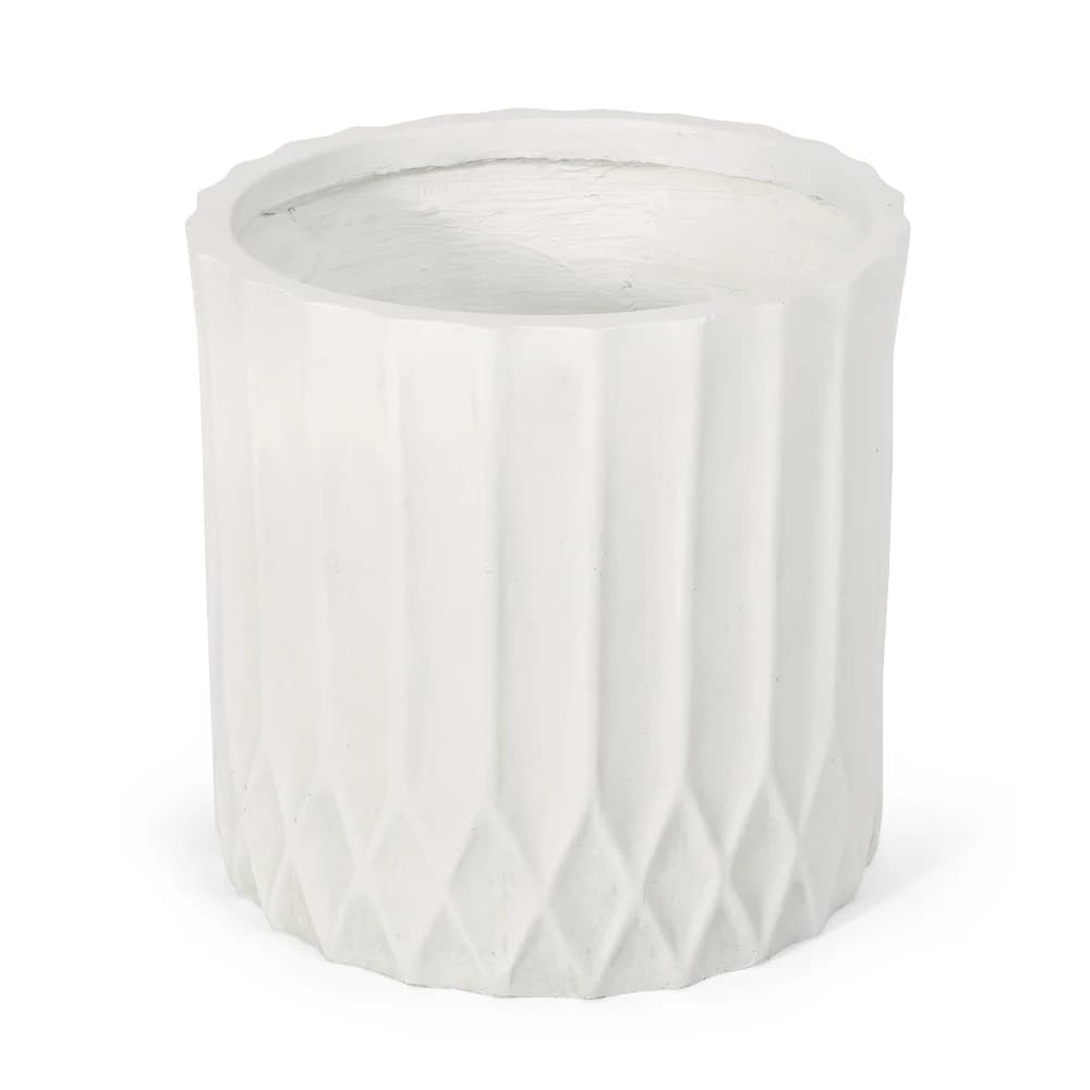 Vaso da Giardino in MGO Resistente alle Intemperie, Fioriera Decorativa per Interni ed Esterni, Contenitore Moderno per Piante, Decorazione per Patio, Giardino, Casa e Balcone