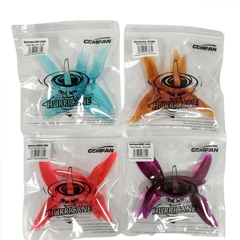 4PC/Gemfan 51499 Elica ad alta efficienza a 3 pale da 5 pollici per eliche GEMFAN da corsa FPV Drone serie Hurricane di vendita calda