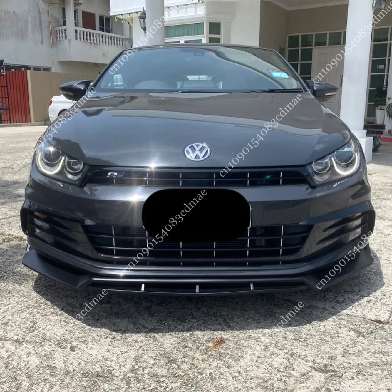 MAX Front Bumper Lip Spoiler Splitter Diffuser For VW Scirocco III MK3 2.0 1.4 TSI TDI Facelift 2014-2017 Bodykits Tuning Gloss