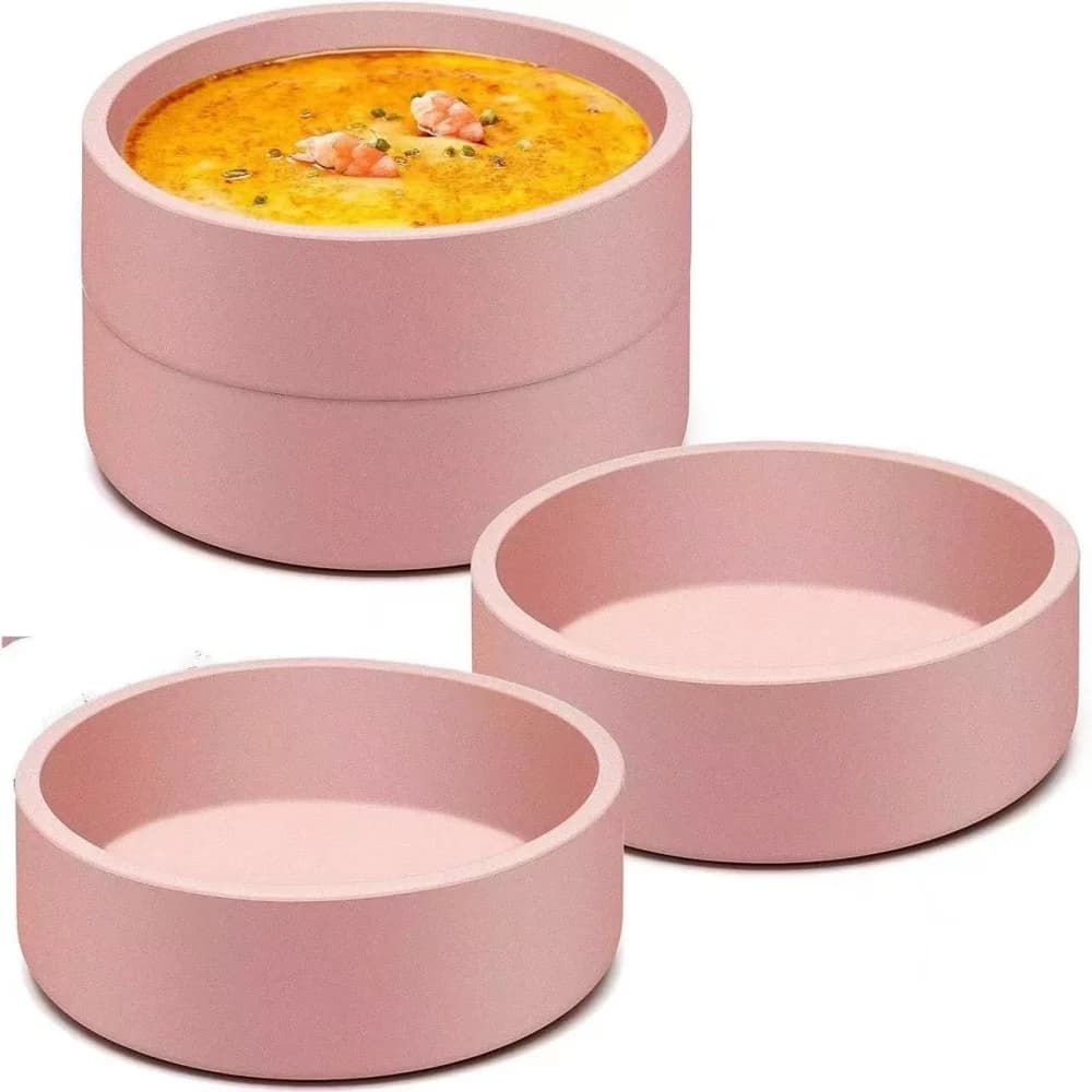Stampo per uova in silicone 1/3 per friggitrice ad aria e forno a microonde, antiaderente, riutilizzabile, per preparare sandwich per la colazione