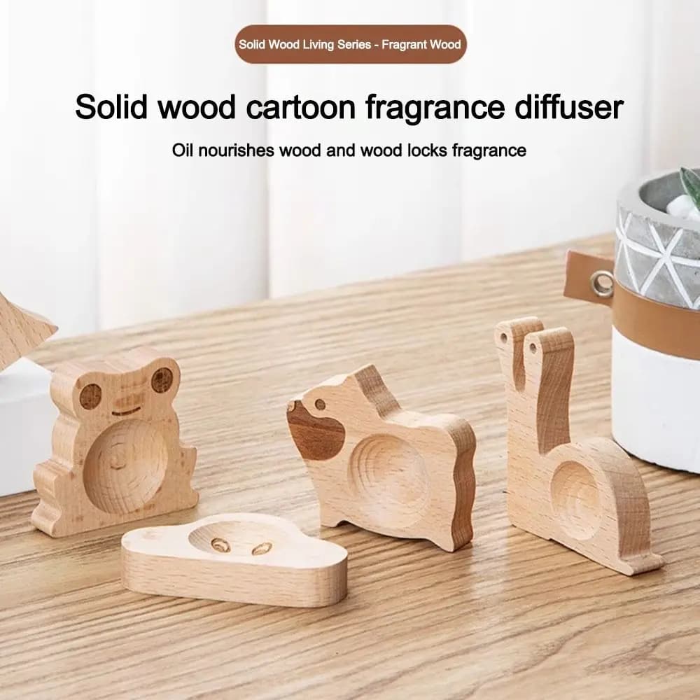 Diffusore di oli essenziali in legno Rinfrescante per il sonno Inalatore per aromaterapia floreale espandito a lunga durata in legno profumato lentamente volatile