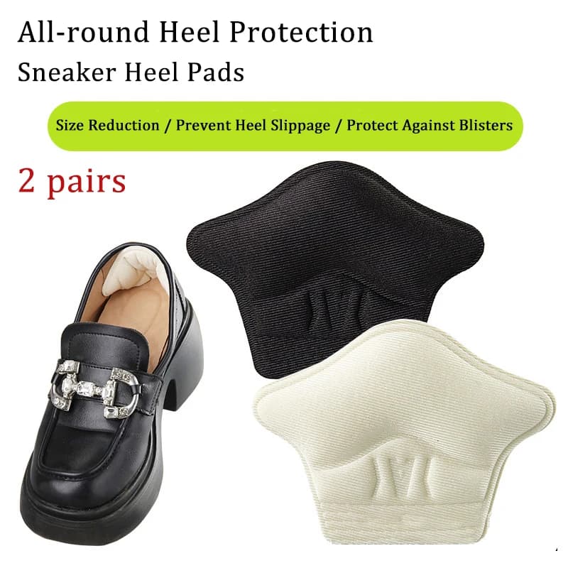 Nuovi 4 Pezzi di Cuscinetti per Tallone Rinforzati, Solette Protettive per Scarpe Sportive, Antidolorifici e Antiusura, Inserti Regolabili per il Sollievo del Dolore ai Piedi