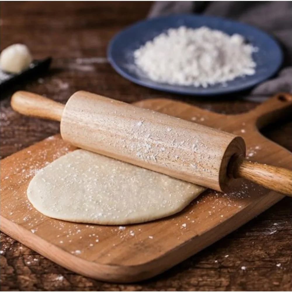 Mattarello professionale in legno Rullo per pasta Mattarello antiaderente per pasta Pizza Cottura biscotti Biscotto Torta fondente