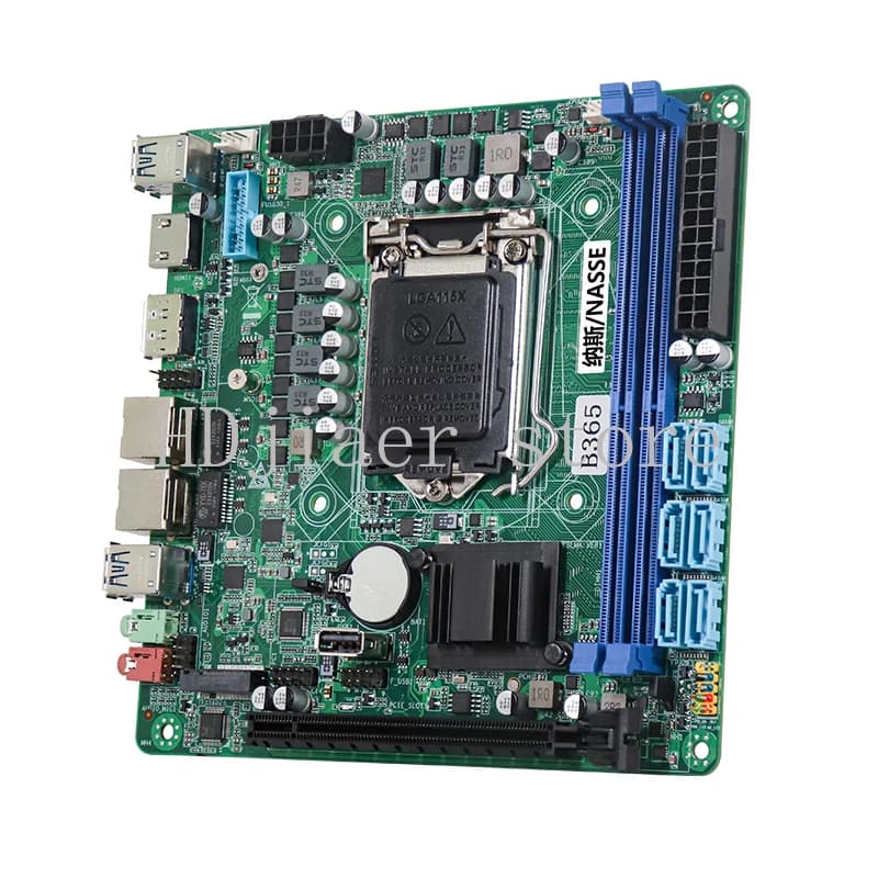 B365 NAS Nero Synology FNOS FlyCow Scheda Madre ITX Computer per Controllo Industriale Software di Routing Server NAS