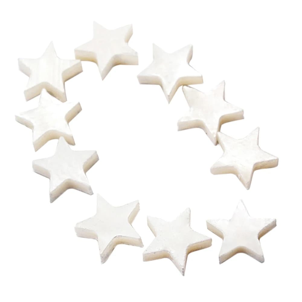 10Pcs Pearl Shell Fret Inlay Markers a forma di stella chitarra Fretboard Dots per chitarra Ukulele Banjo mandolino decorazione