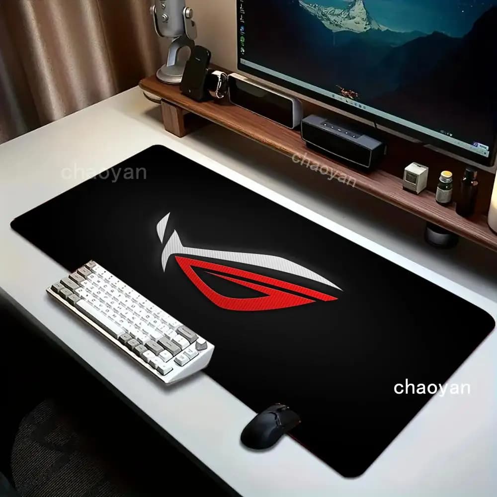ASUS ROG Mouse Pad Desk Mat Mousepad Large Abstract Mouse Pad Gaming Deskmat With Lockedge Office Non-slip Carpet