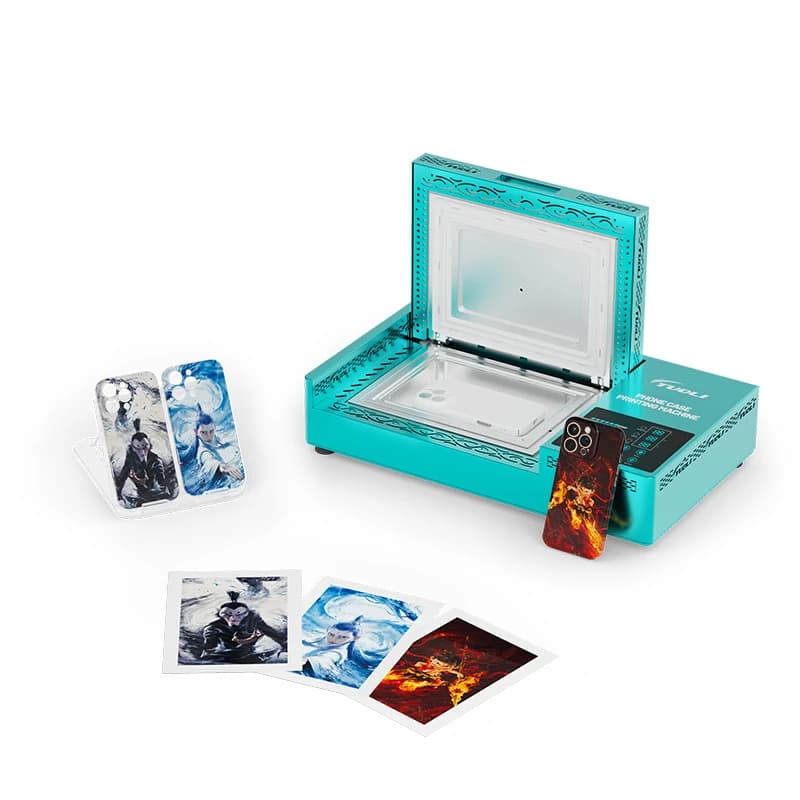 Custom Cell Phone Cover Mini Portable Printer YourLi TL-X9 TLX9, 3D Sublimation Machine for Telephone Shops